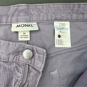 Monki Purple Corduroy Men Pants